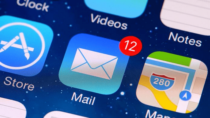 Почта iCloud вход через стандартное iOS-приложение