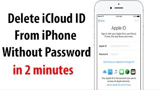 Remove iCloud Apple ID from iPhone without password iOS 10+