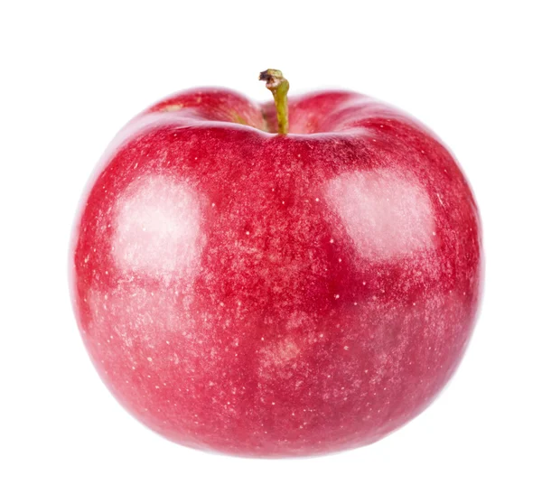 Красное яблоко, изолированные на белом фоне — стоковое фото