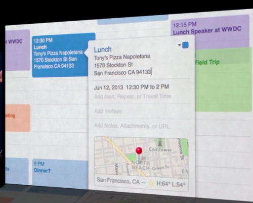 Apple maps OS X Mavericks