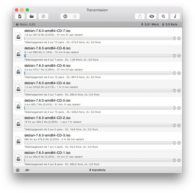 Transmission для OS X