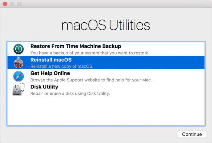 как переустановить mac os на macbook