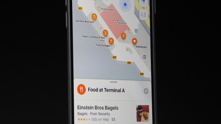 Схема в Apple Maps
