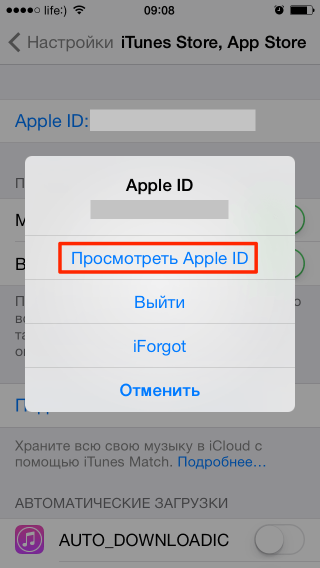 Как изменить пароль apple id на айфоне