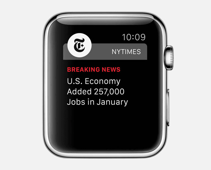 Приложения для Apple Watch: New York Times