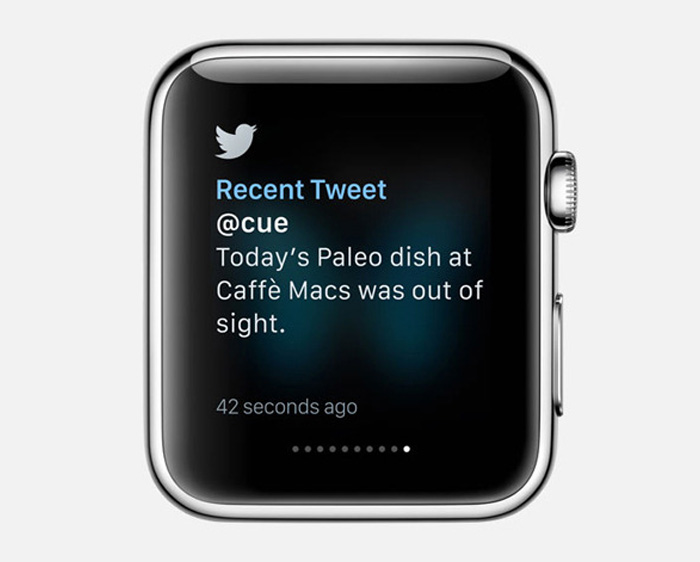 Приложения для Apple Watch: Twitter