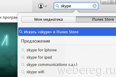 поиск Skype