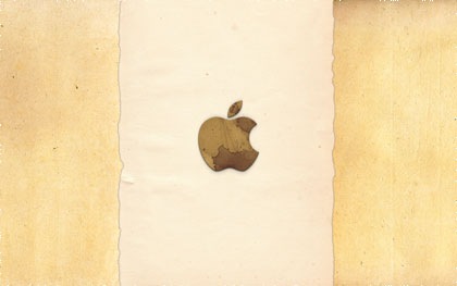 apple обои в стиле гранж