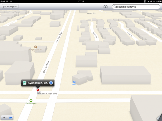 Карты в iOS 6