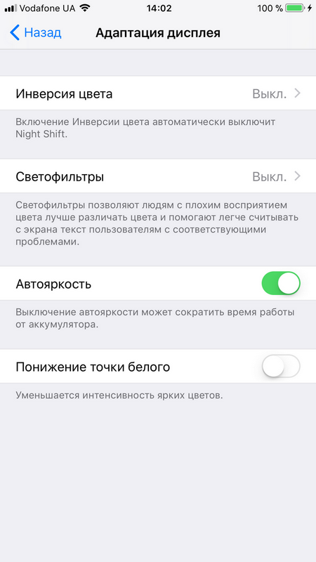 Полный обзор iOS 11 – Настройки — Адаптация дисплея