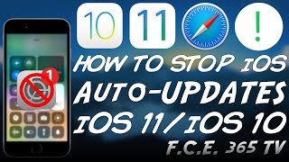 iOS 11.x / iOS 10.x How to Stop Your iPhone From Updating Automatically (UPDATED METHOD)