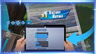 #1 BEST SETTINGS for Fortnite Mobile Android and iOS ! #1 Solo Showdown Players HUD and Settings!