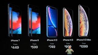 Презентация Apple 2018 iPhone XS iPhoneXS Max iPhone XR Apple Watch Series 4