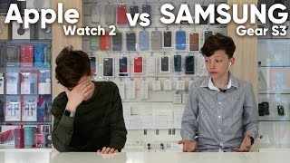 Умные часы для iPhone: Samsung Gear S3 frontier vs Apple Watch 2