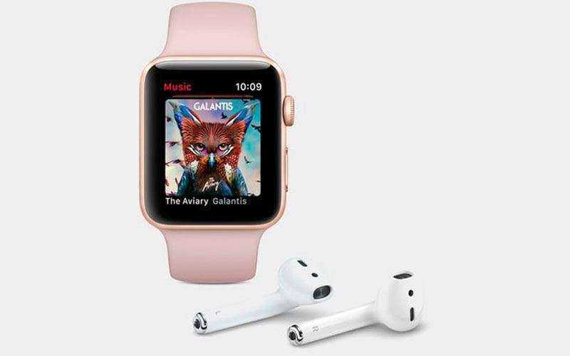 Apple Watch 3 музыка
