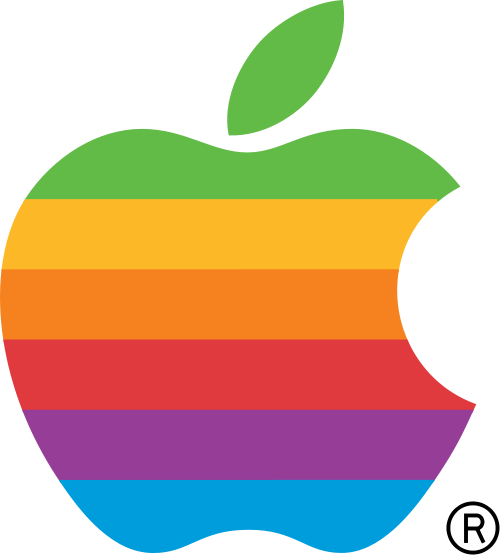 вторая версия логотипа apple